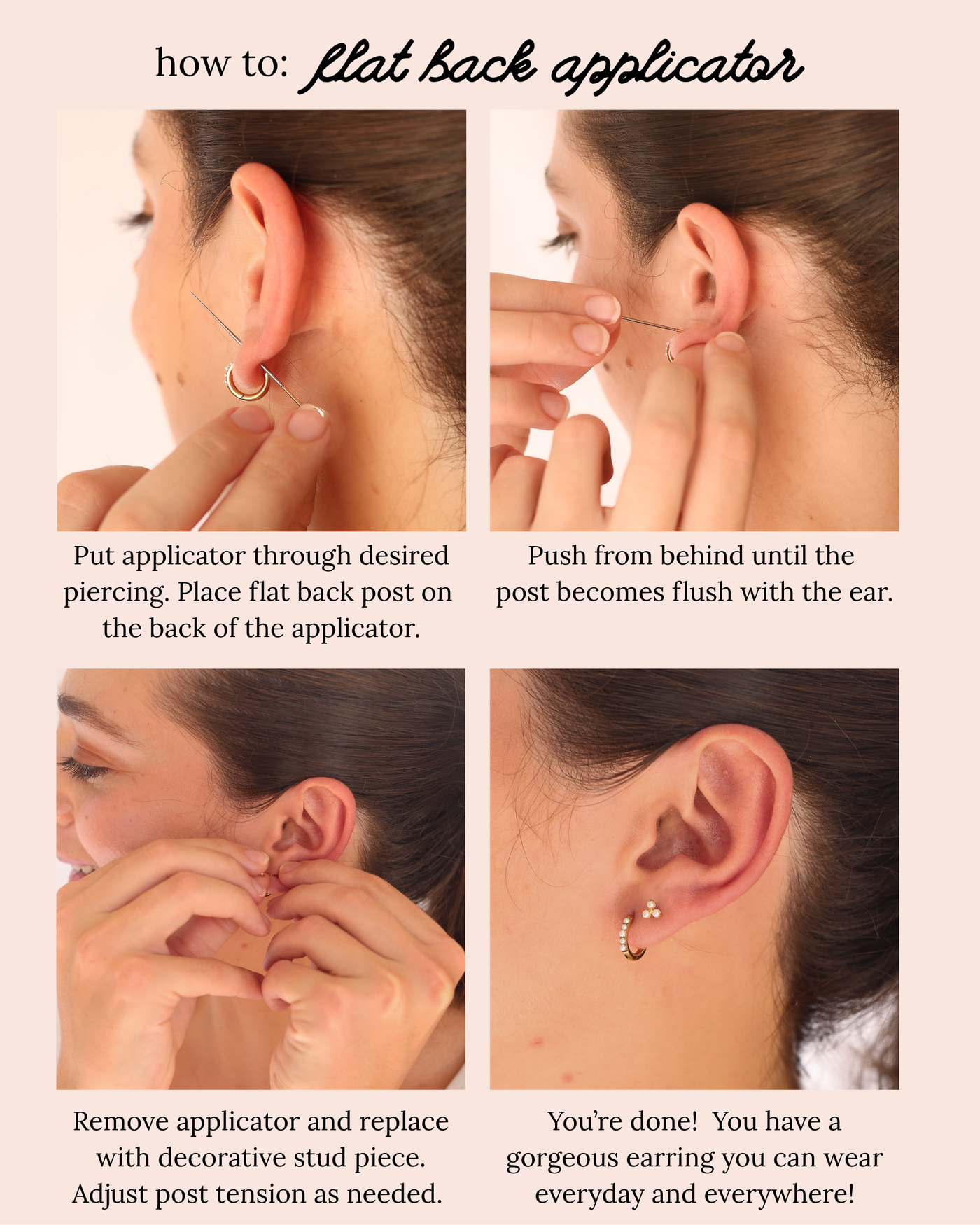Flat Back Applicator