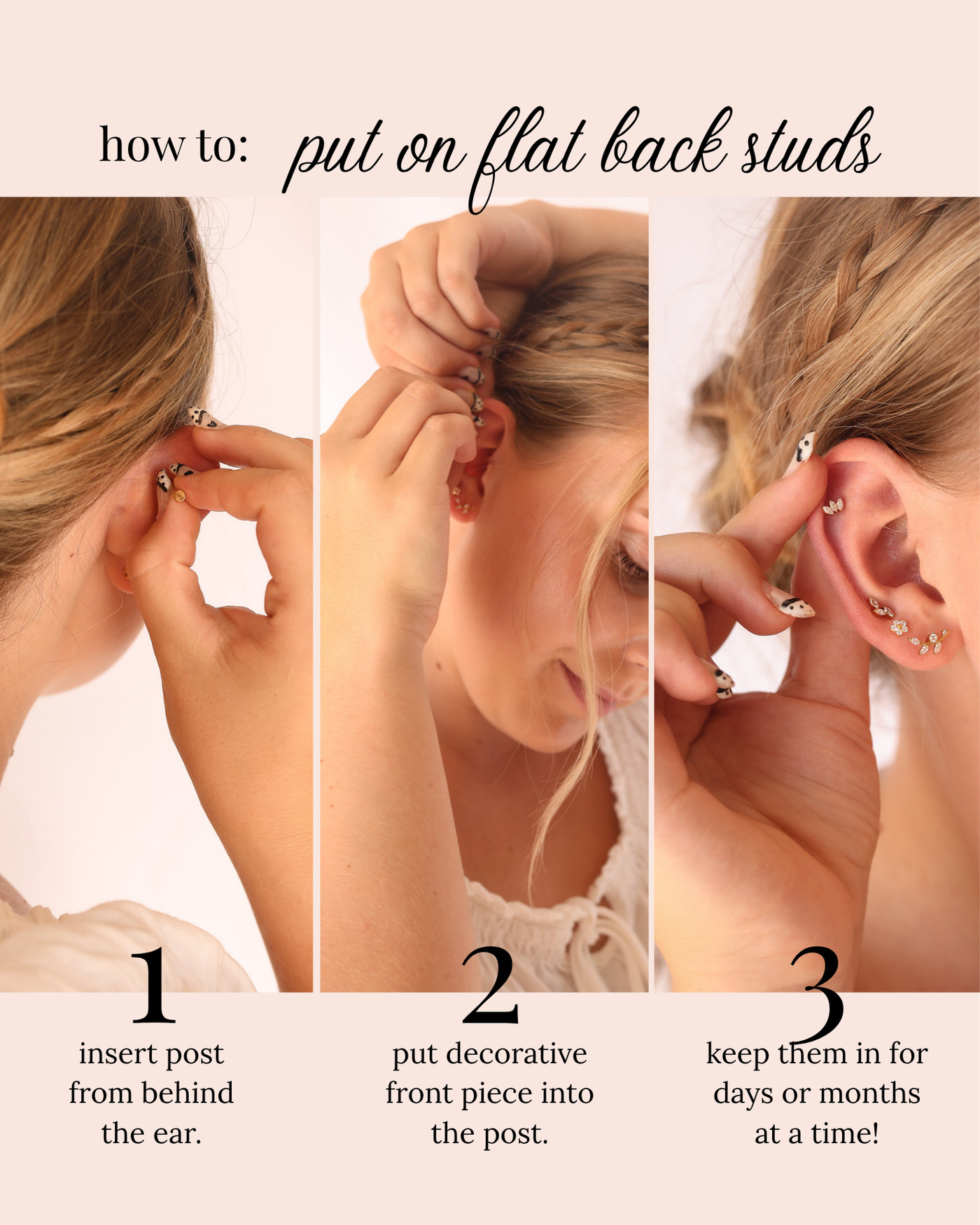 Daisy Flat Back Stud