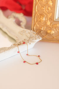 Cherry Wine Bracelet Stack