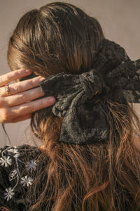 Halliwell Bow in Black Lace