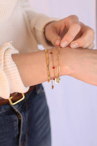 Cherry Wine Bracelet Stack