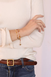 Cherry Wine Bracelet Stack