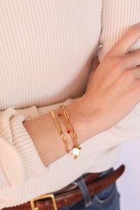 Cherry Wine Bracelet Stack