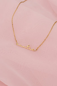 "Auntie" Necklace