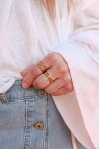 Golden Hour Ring Stack