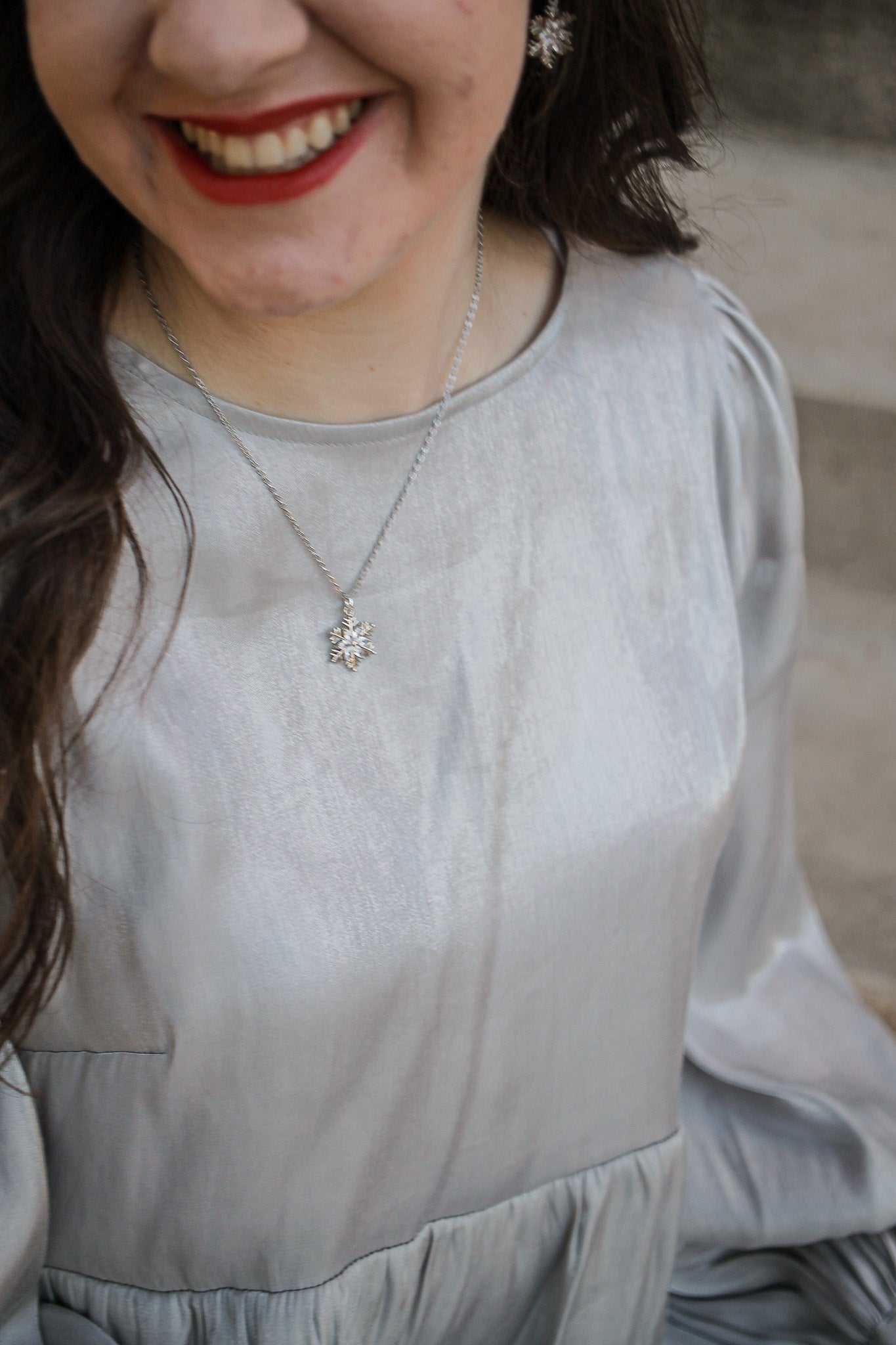 Noelle Necklace in Silver