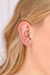 Opal Gem Flat Back Stud