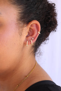 Opal Gem Flat Back Stud