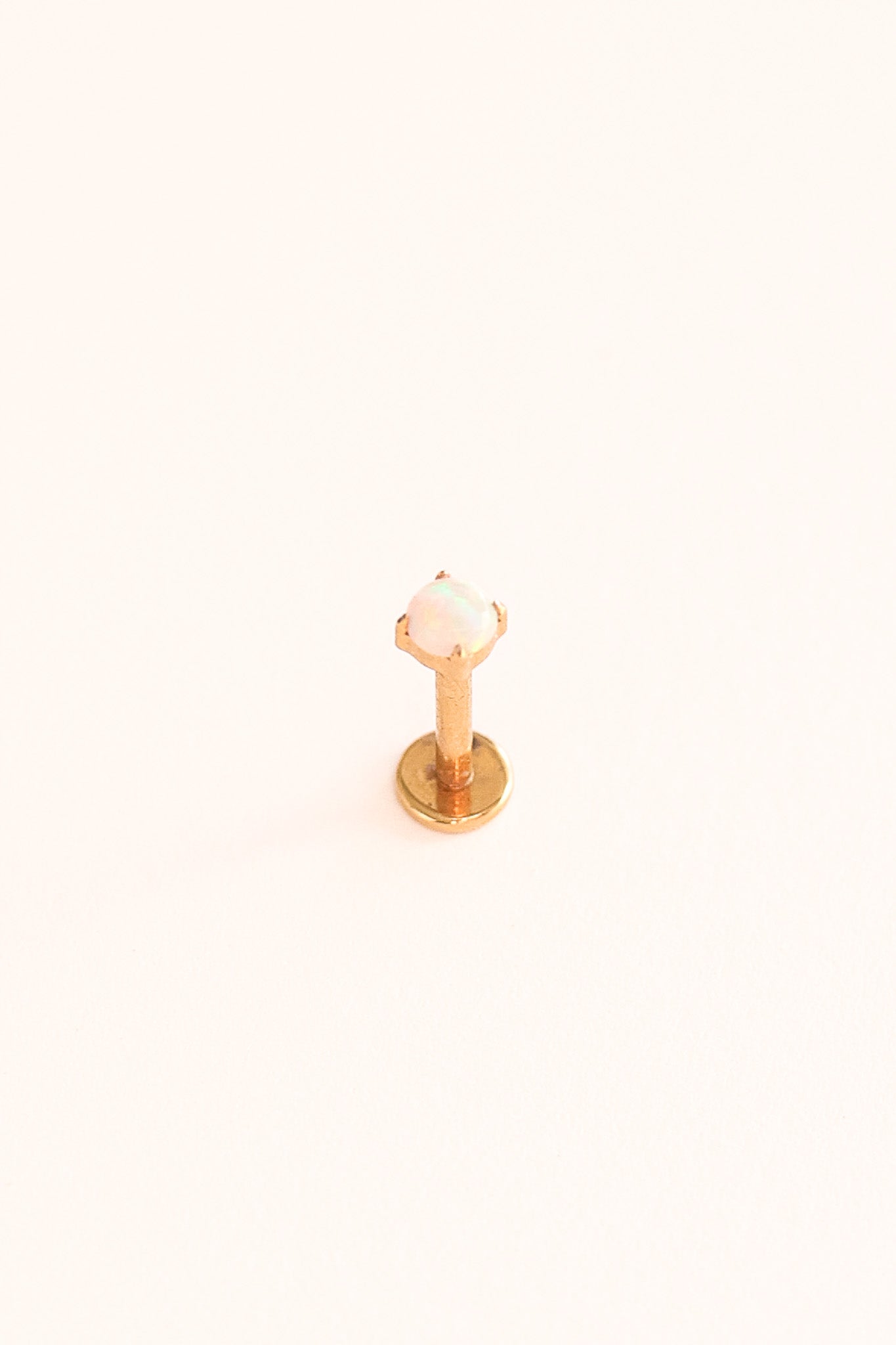 Opal Gem Flat Back Stud