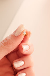 Opal Gem Flat Back Stud