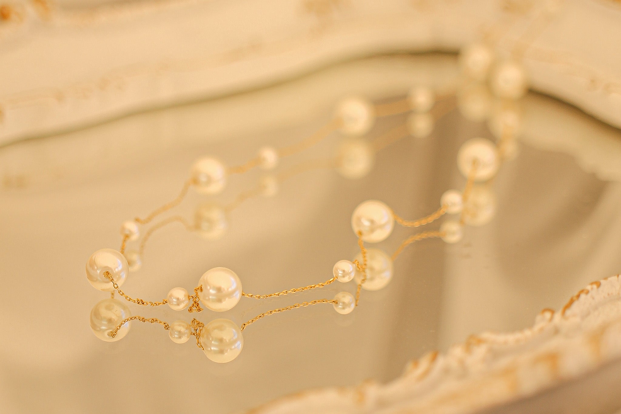Sydney Convertible Necklace in Pearl