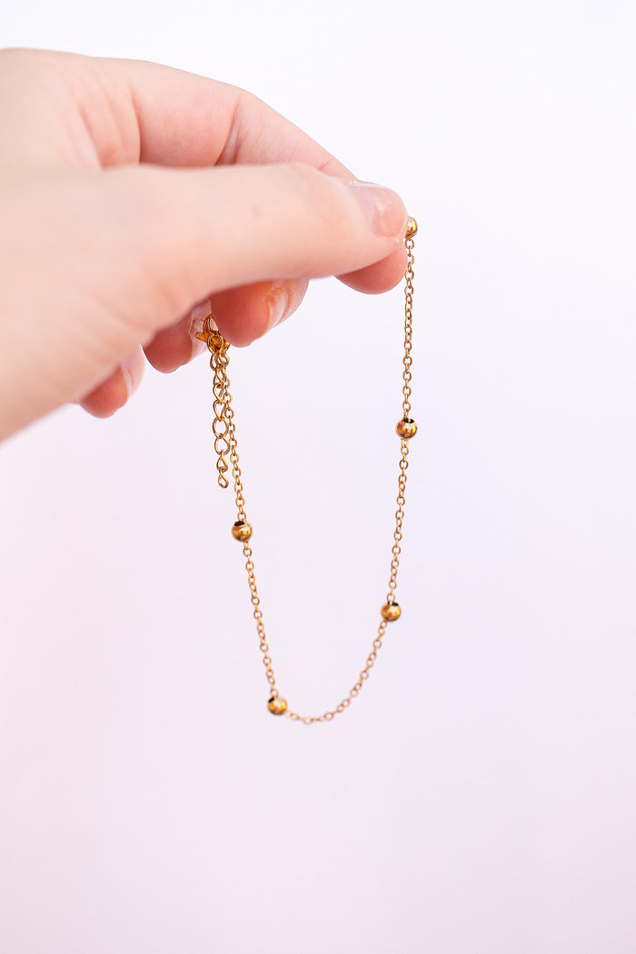 Gold Meg Anklet