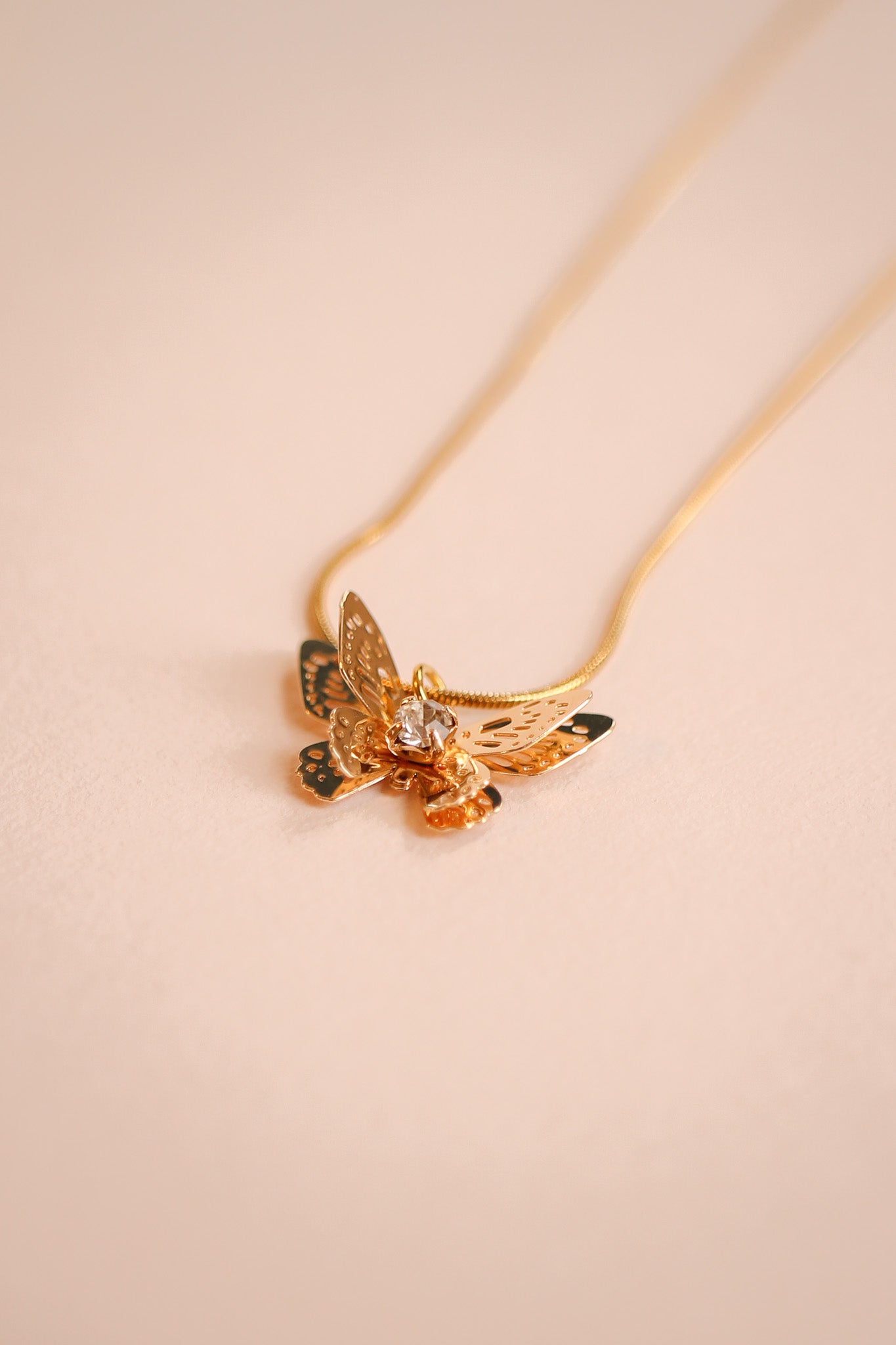 Monarch Necklace in Gold