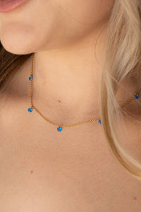 Madison Necklace in Blue