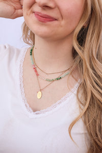 Watermelon Sugar Beaded Necklace