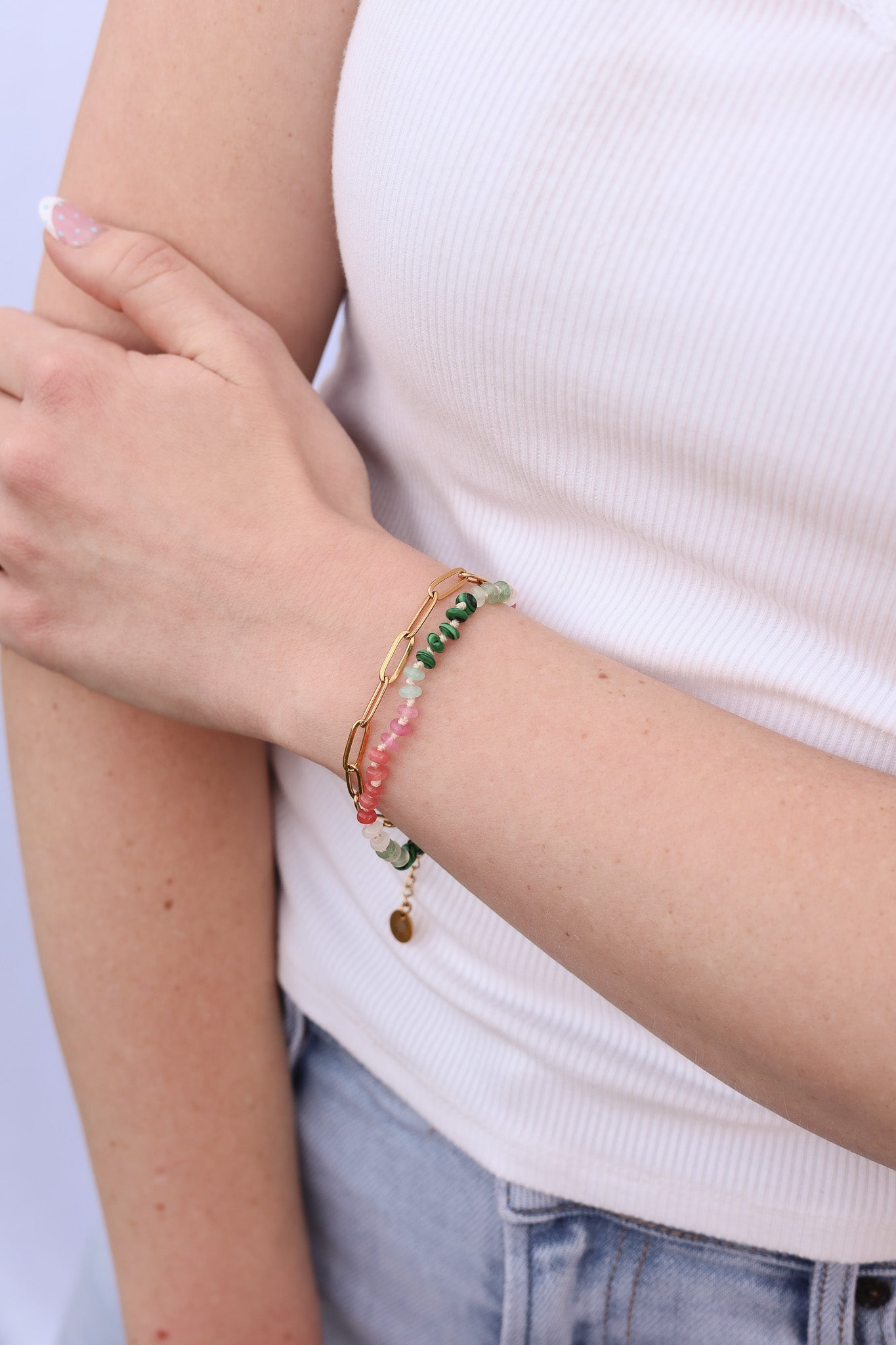 Watermelon Sugar Beaded Bracelet