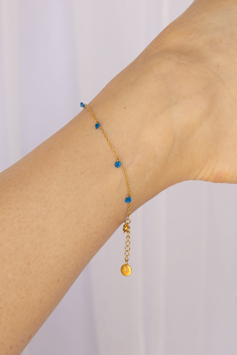 Madison Anklet in Blue
