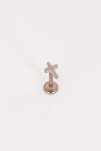 Cross Flat Back Stud