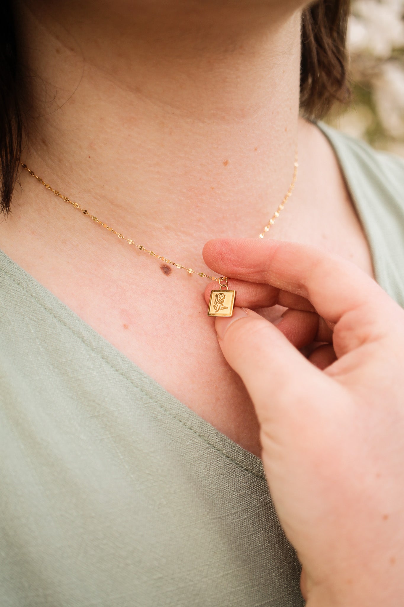 Anne Marie Necklace in Gold