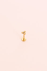 Tri-Dot Flat Back Stud