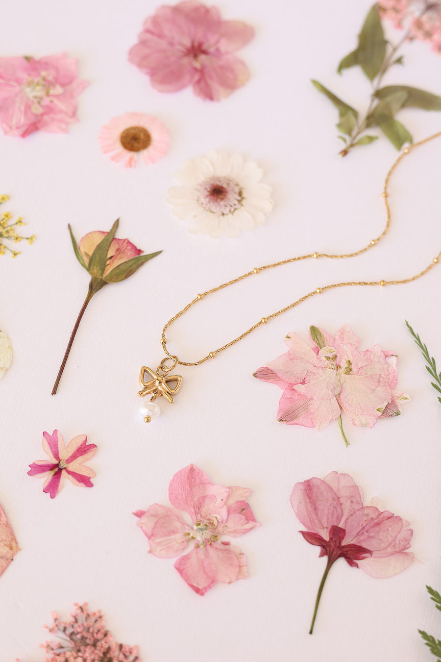 Jane Bow Necklace