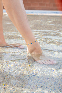 Madison Anklet in Blue