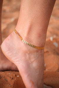 Persephone Anklet in Gold