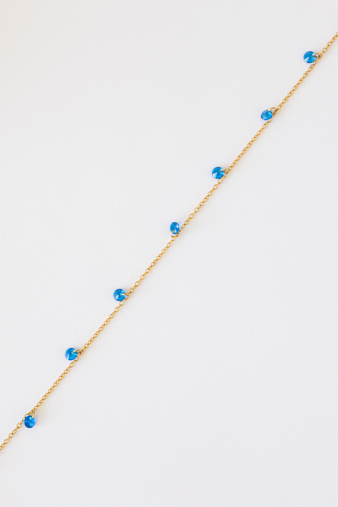 Madison Anklet in Blue