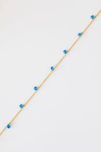 Madison Anklet in Blue