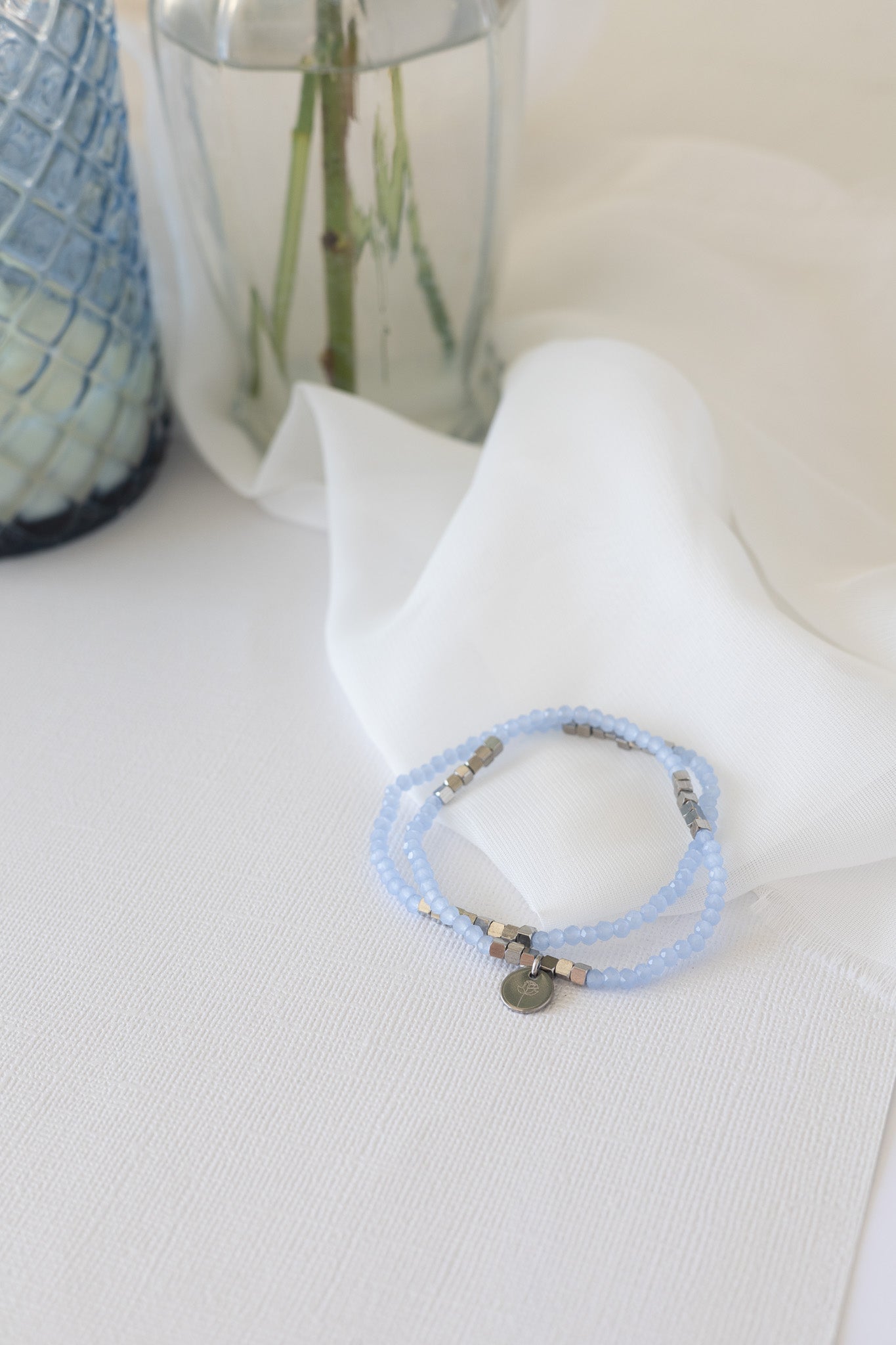 Kayla Bracelet Set in Blue