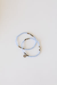 Kayla Bracelet Set in Blue