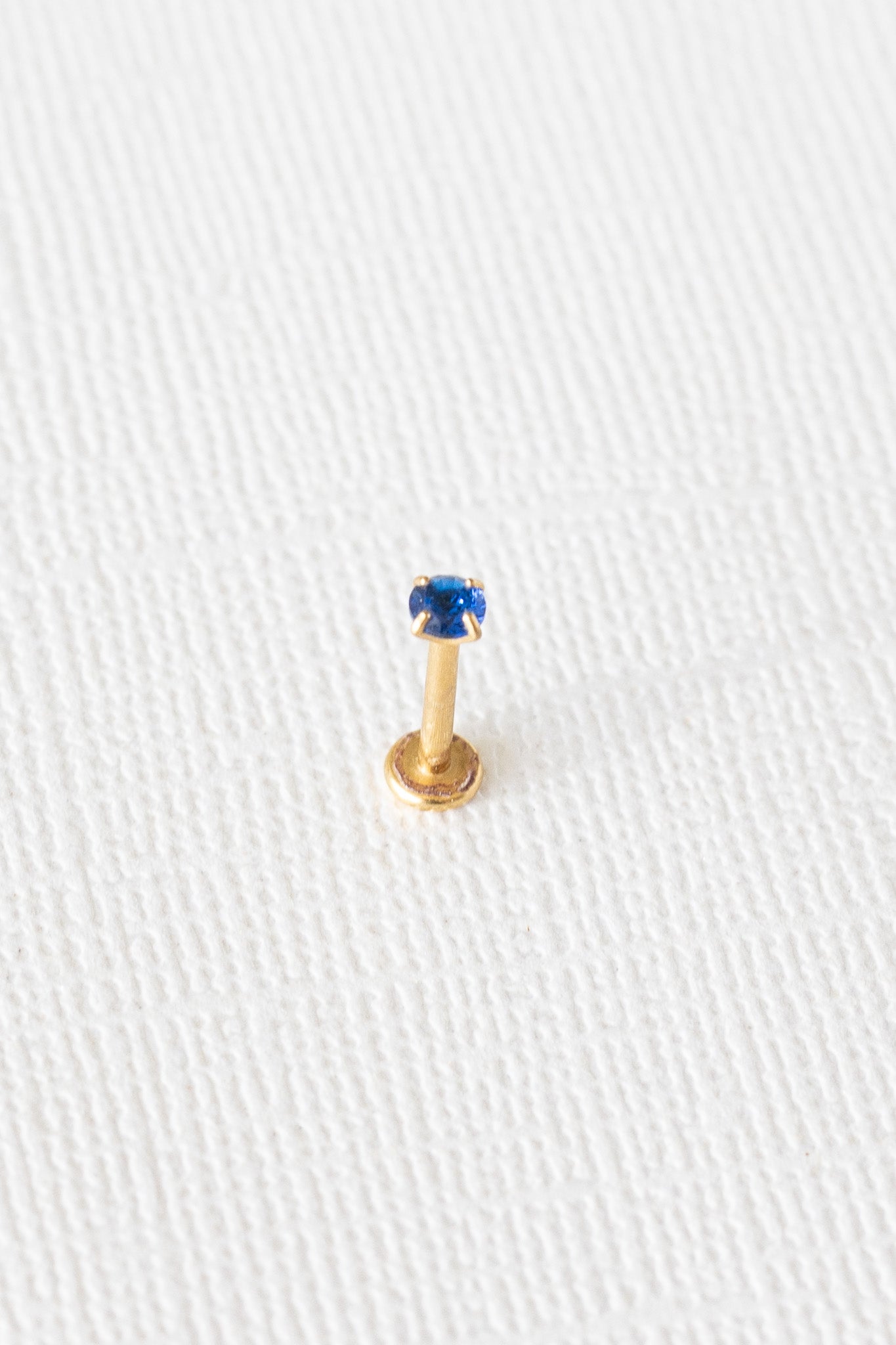 Crystal Flat Back Stud in Blue