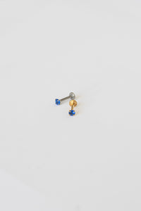 Crystal Flat Back Stud in Blue