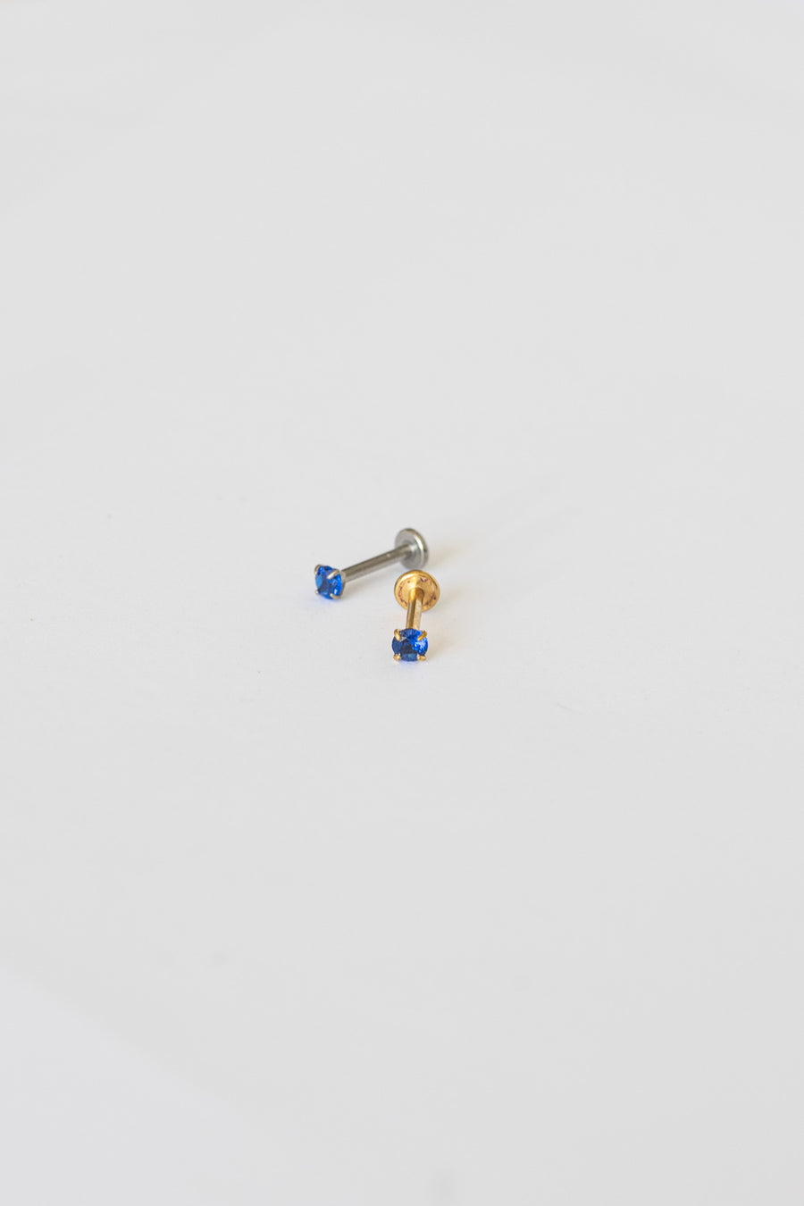 Crystal Flat Back Stud in Blue
