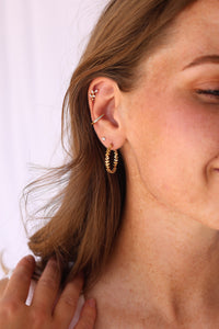 Micro Crystal Hoop