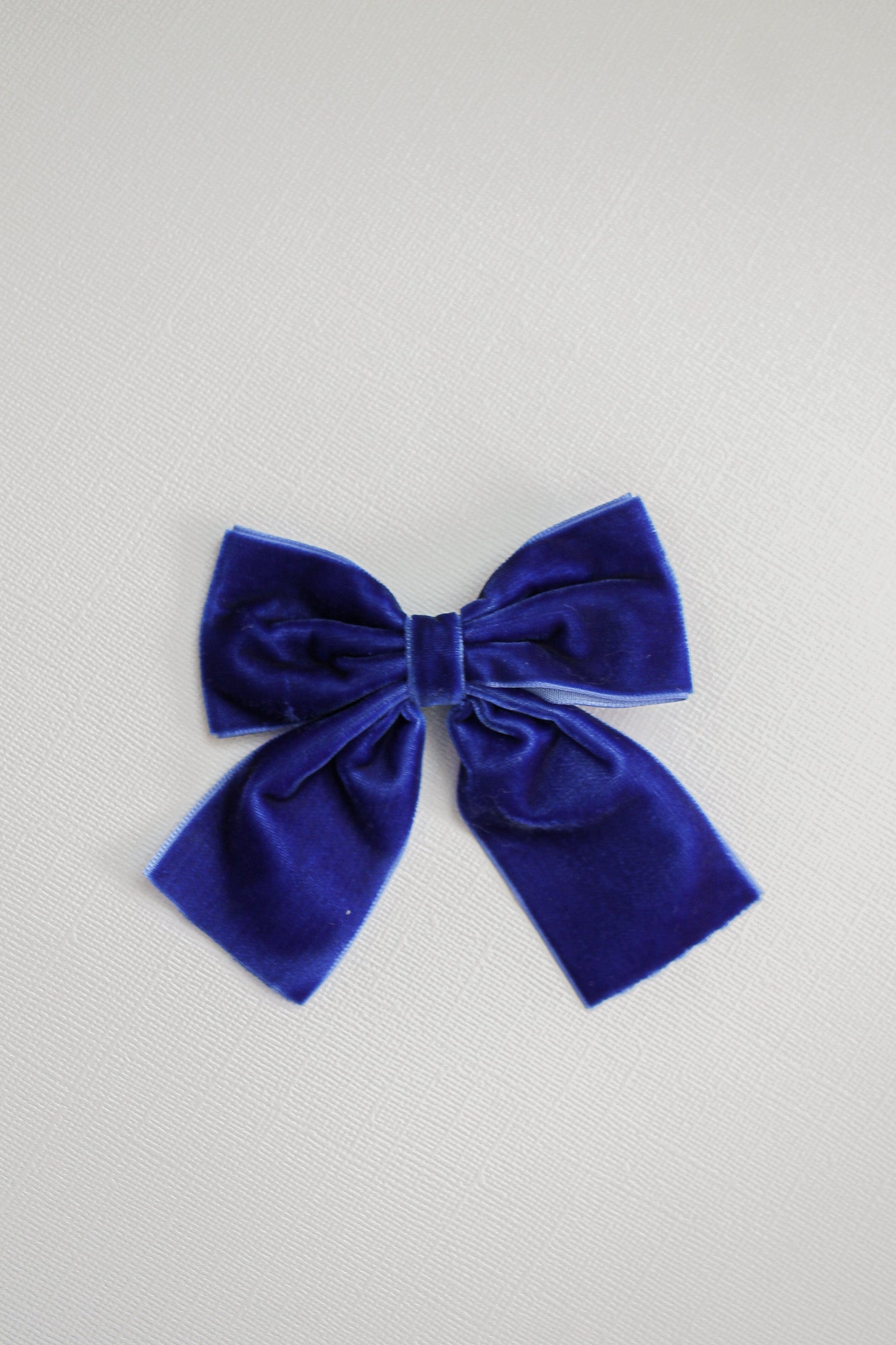 Maeve Hair Bow in Royal Blue Velvet