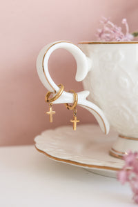 Cross Earring Stack
