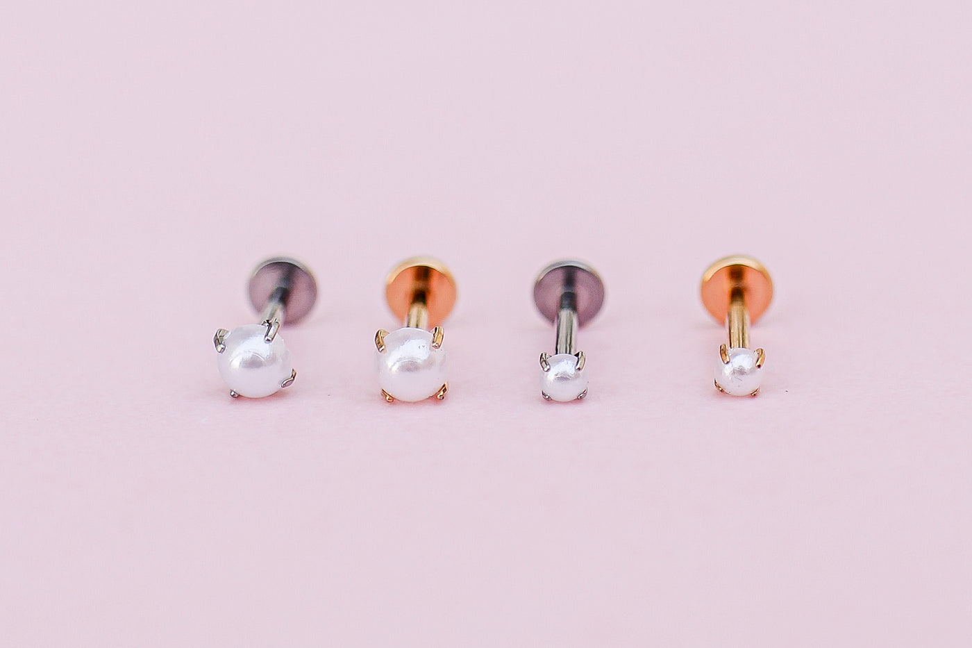 Pearl Flat Back Stud