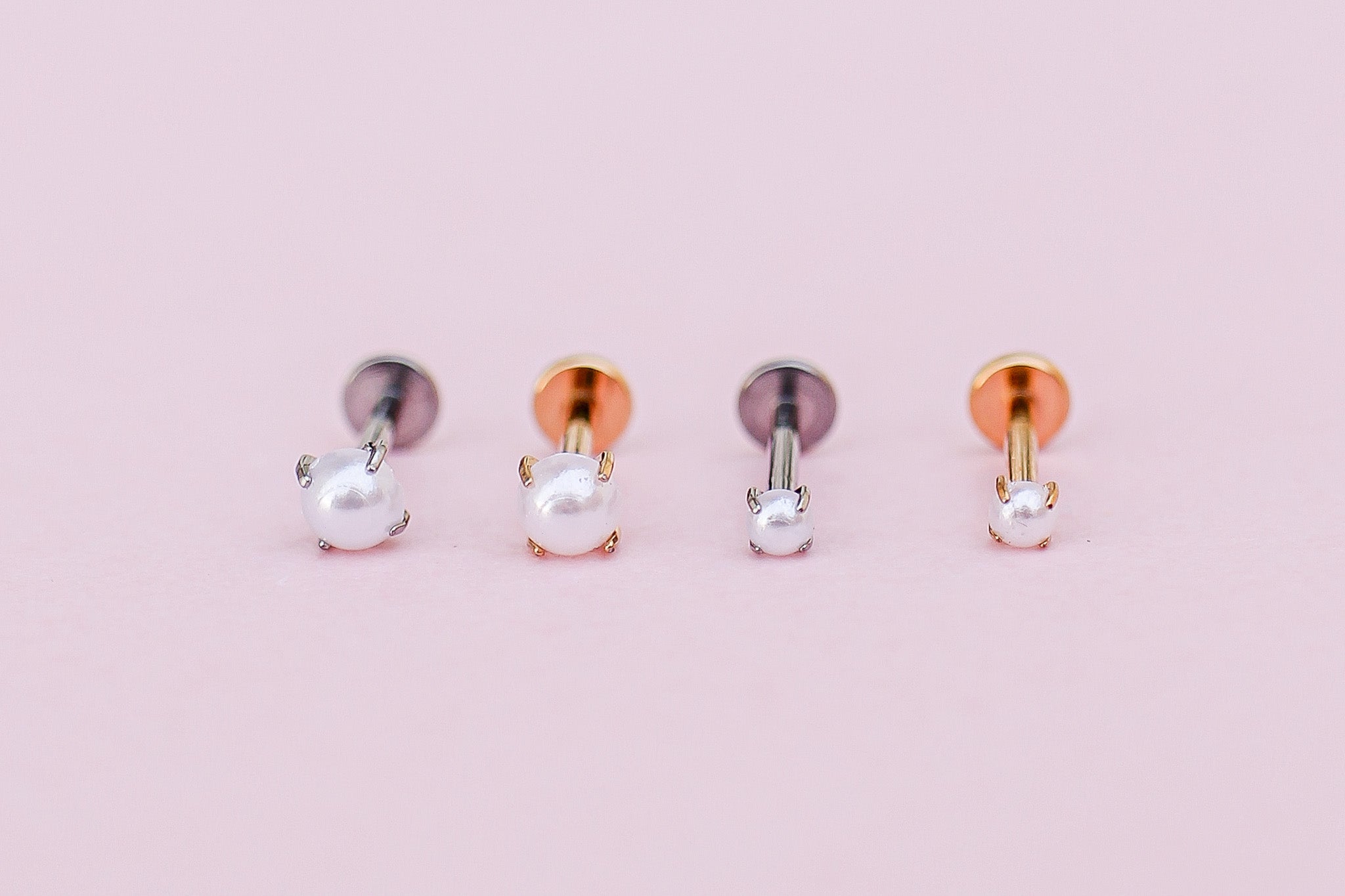 Pearl Flat Back Stud