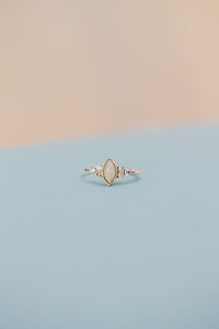 Serena Opal Ring in Silver