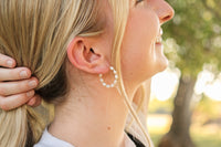 Paige Pearl Beaded Hoop