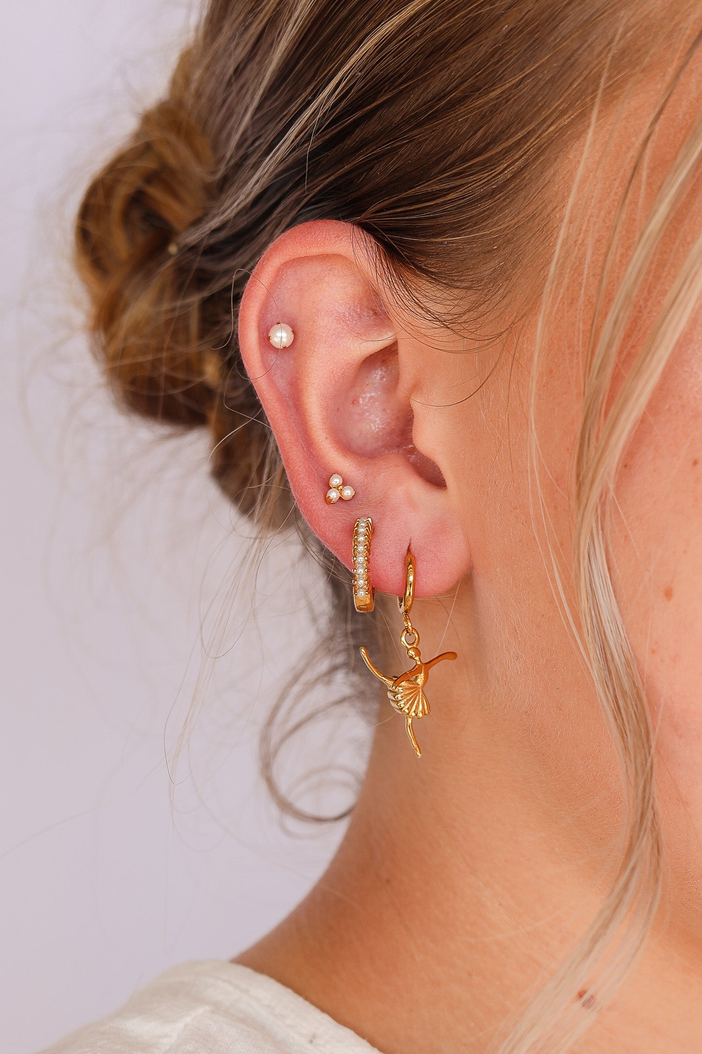 Pearl Trio Flat Back