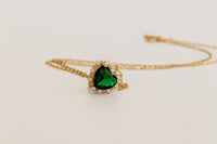 Valentina Necklace in Emerald