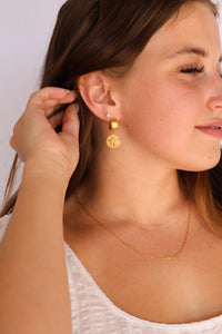 Sand Dollar Hoop