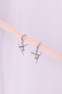 Tiny Dancer Huggie Hoop