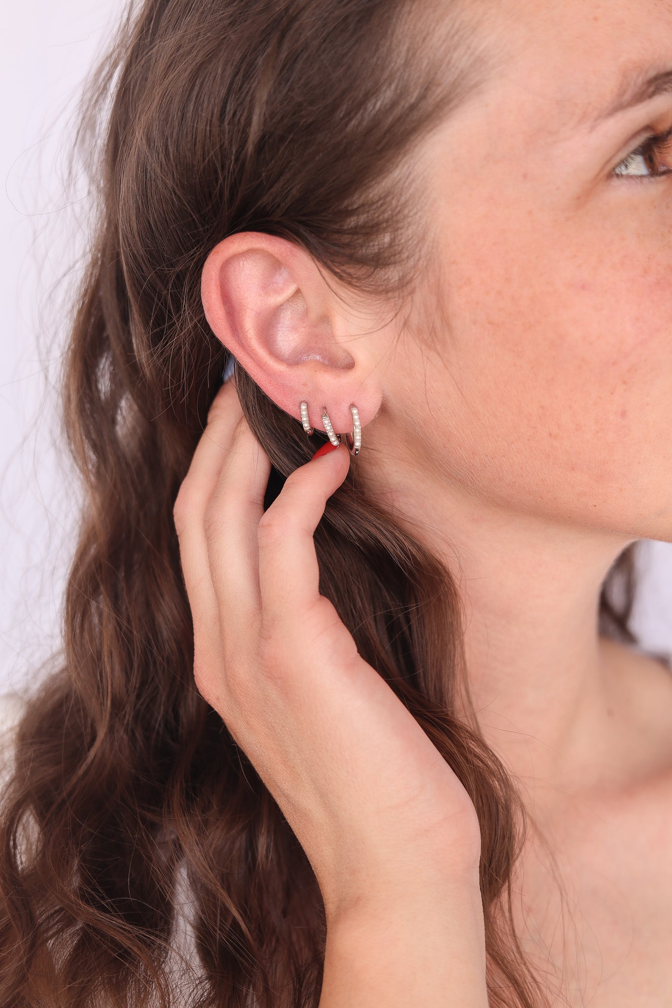 Pearl Micro Hoop