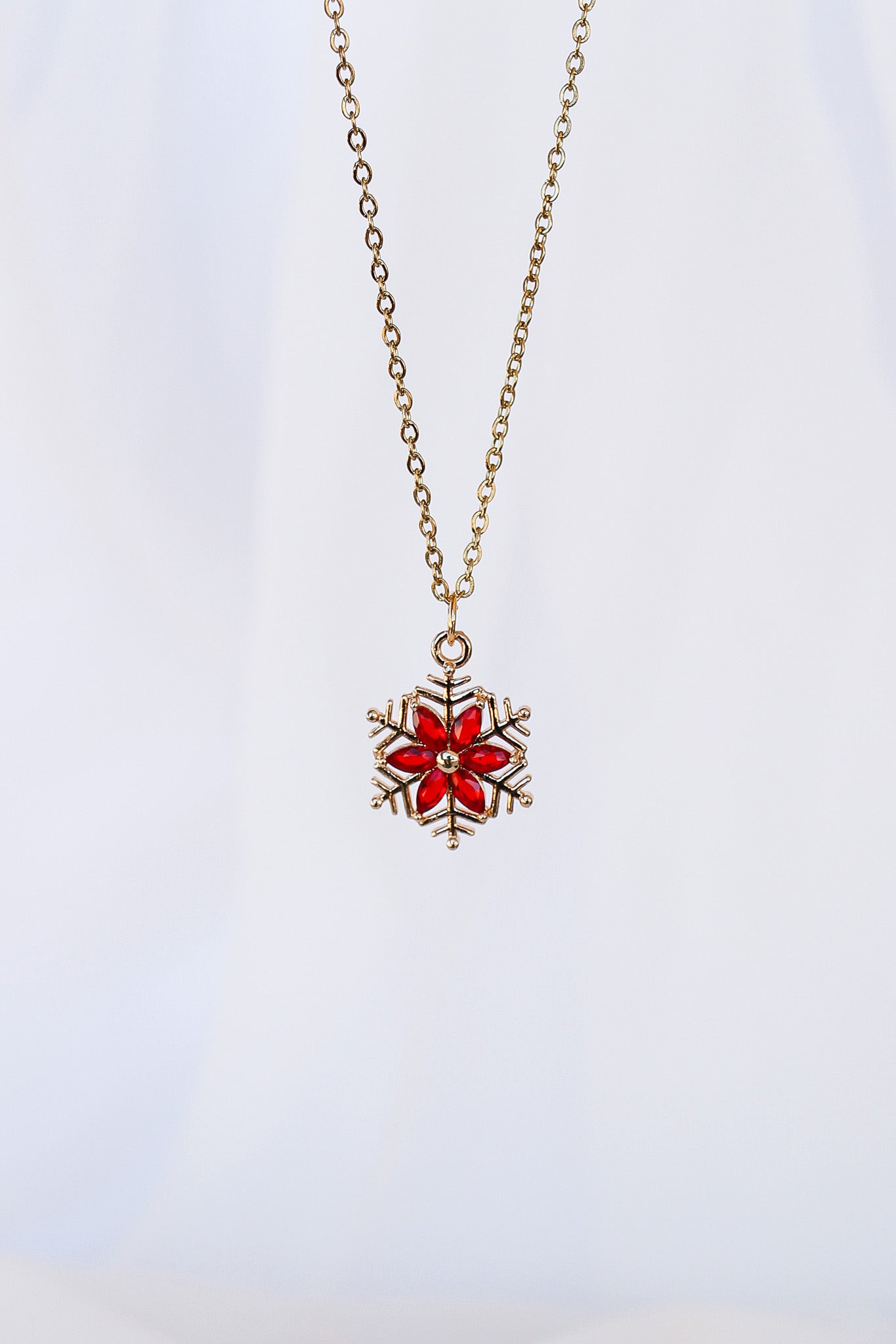 Noelle Necklace in Ruby