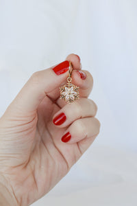 Noelle Huggie Hoop in Gold