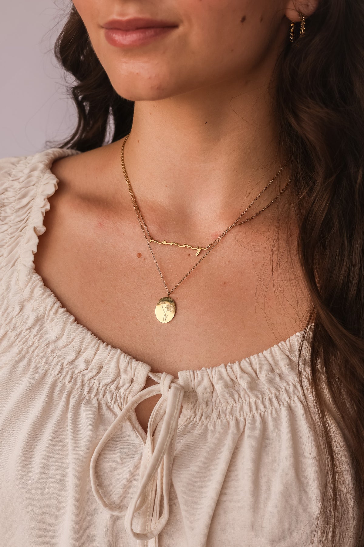 Birth Flower Necklace