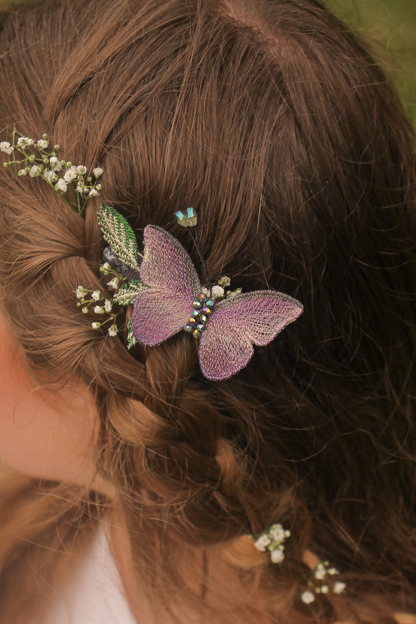 Fly Away Hair Clip in Violet
